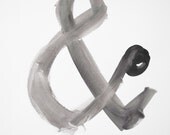 graphic watercolor in black