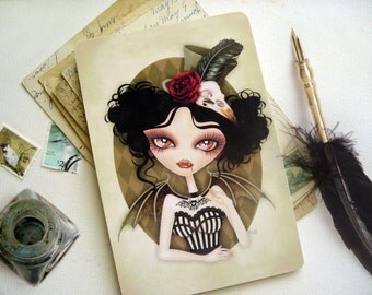 Countess Nocturne Gothic 4 x 6 Postcard
