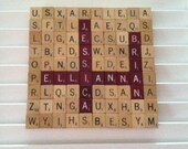 Scrabble Trivet  - Custom - Up to 5 Names or Words