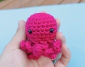 Mini Octopus Amigurumi Plush - choose any color of the rainbow