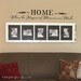 HOME Where the Happiest of Memories are Made Vinyl Wall Decal Family Wall Lettering Decal