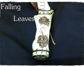 Wood Athame "Falling Leaves" (Red Maple Wood) OOAK