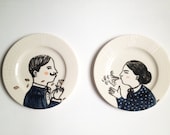A Courting's Kiss Plates