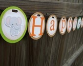 On a Safari Theme Birthday  banner
