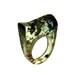 cocktail ring - resin handmade statement ring - ring size 7 - resin jewelery