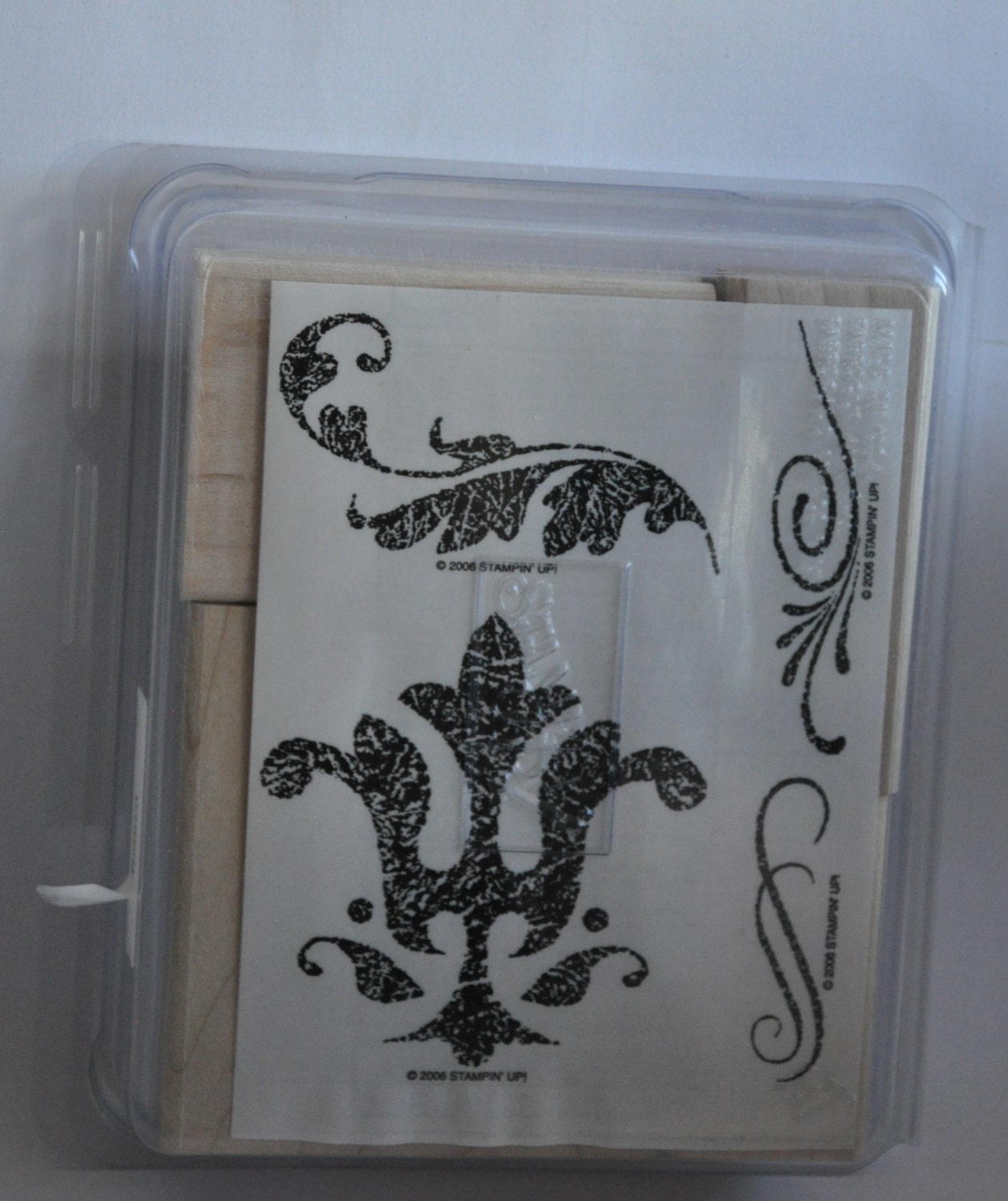 Finest Flourishes Retired Stampin Up Stamp Set