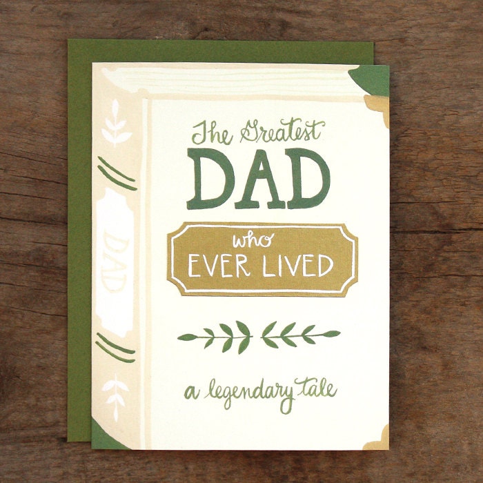 Greatest Dad Father's Day Illustrated Card