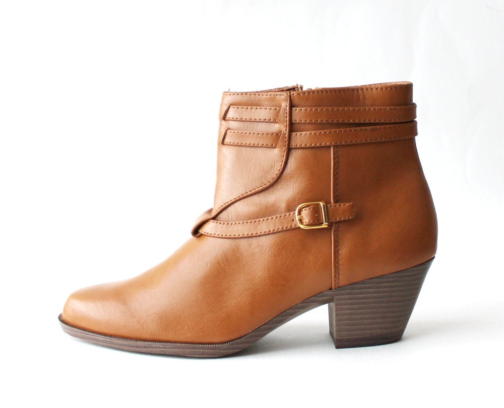 NOS 1970's Equestrian Chelsea Ankle Boots