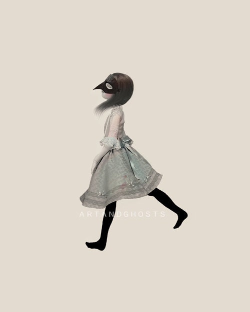 Somnambulist - Digital Illustration Art Print 10x8