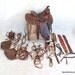 1940s Saddle & Tack, Silver Conchos, Signed by Fine Maker