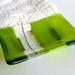 Spring Green Glass Soap Dish