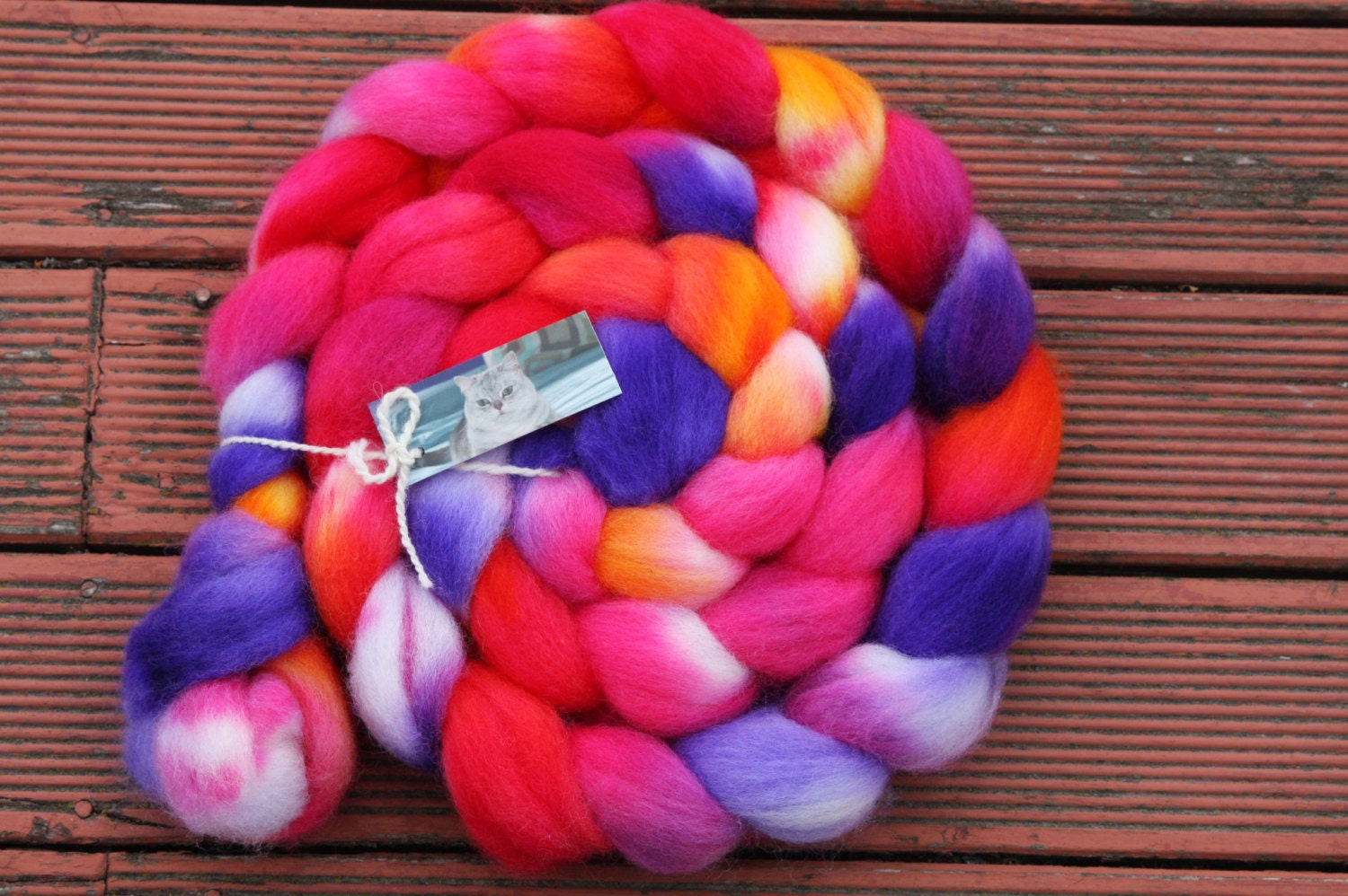 slumber party. hand dyed new zealand perendale. 4.2oz./119g
