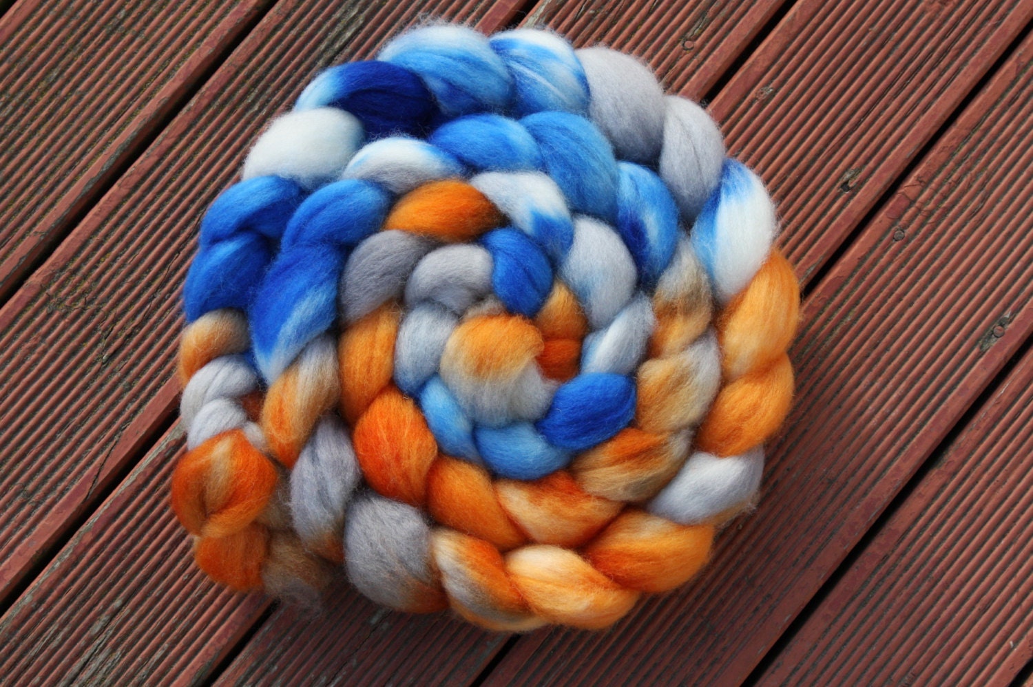 little man. hand dyed new zealand merino. 4.4oz./125g