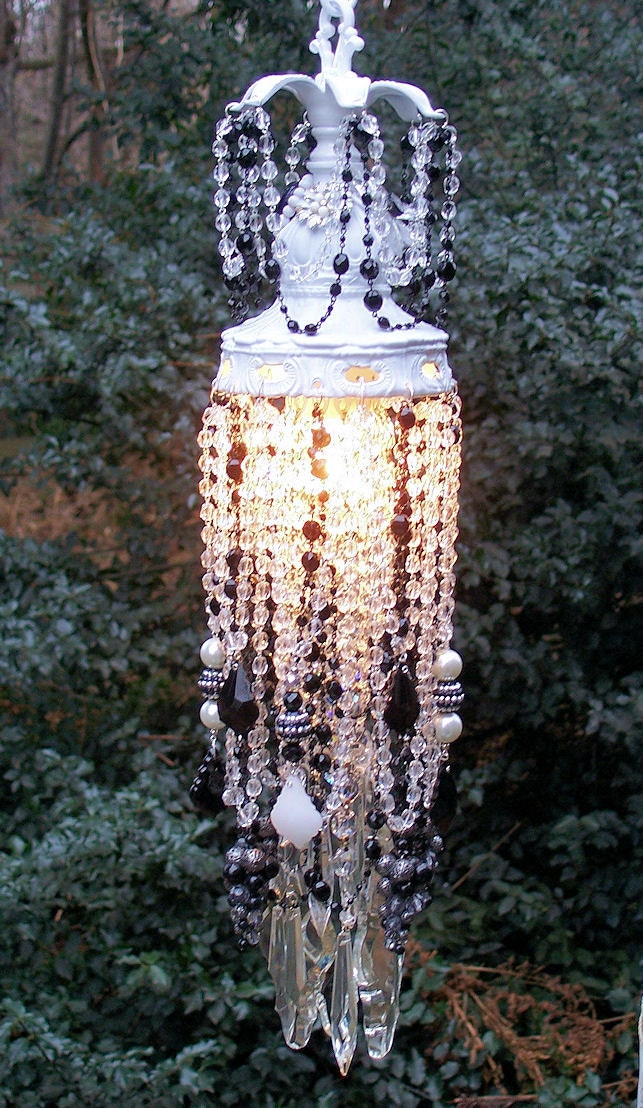Jeweled Essence Vintage Jeweled Waterfall Chandelier