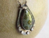 Ocean Jasper Necklace - Sterling Silver