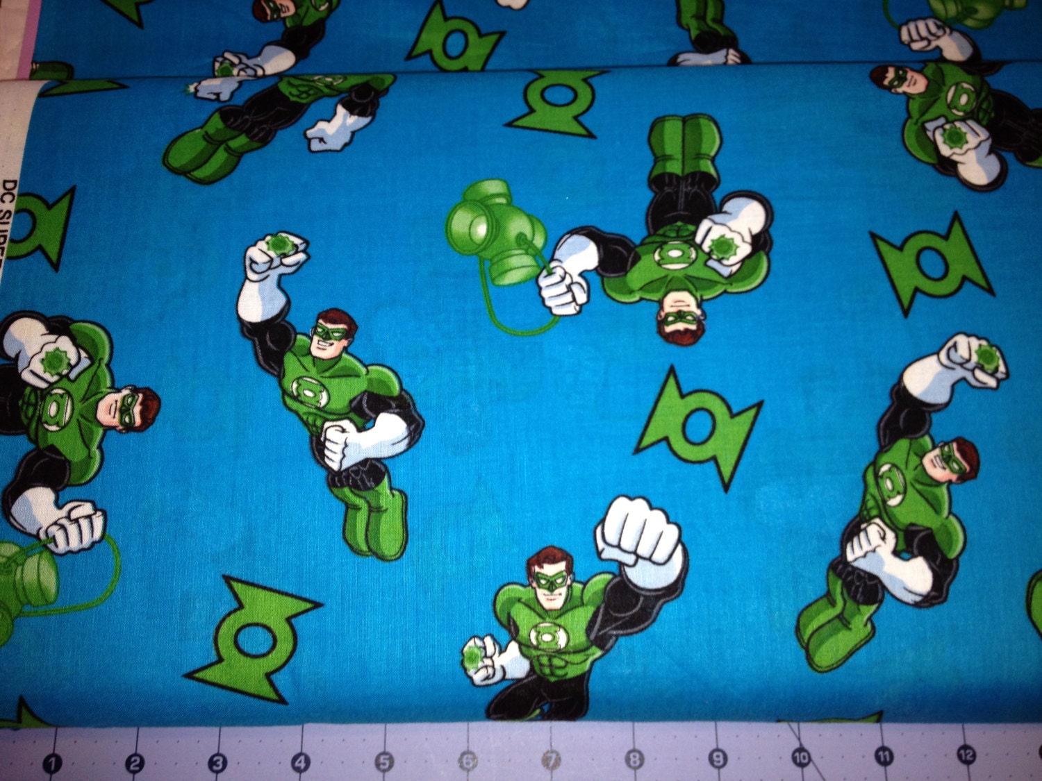Green Lantern Fabric By The Yard FBTY