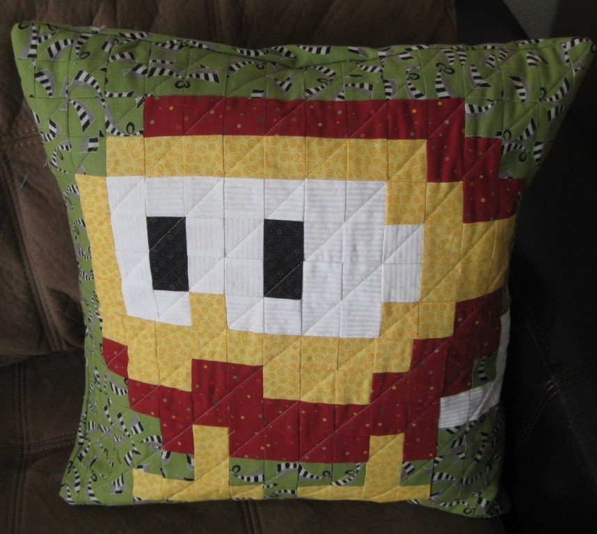 Pooka Quilted Pillow Cover