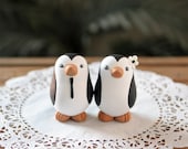Penguin Wedding Cake Topper - Small