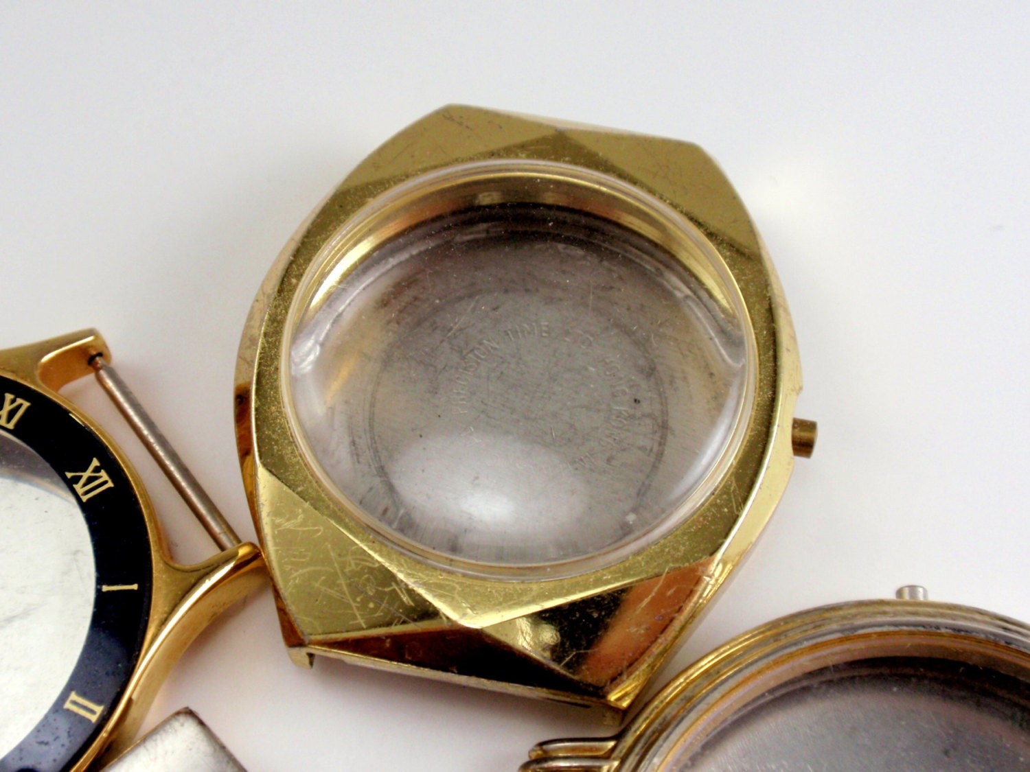 Steam Punk Supplies 5 Vintage Rescued Fancy Larger Watch Cases