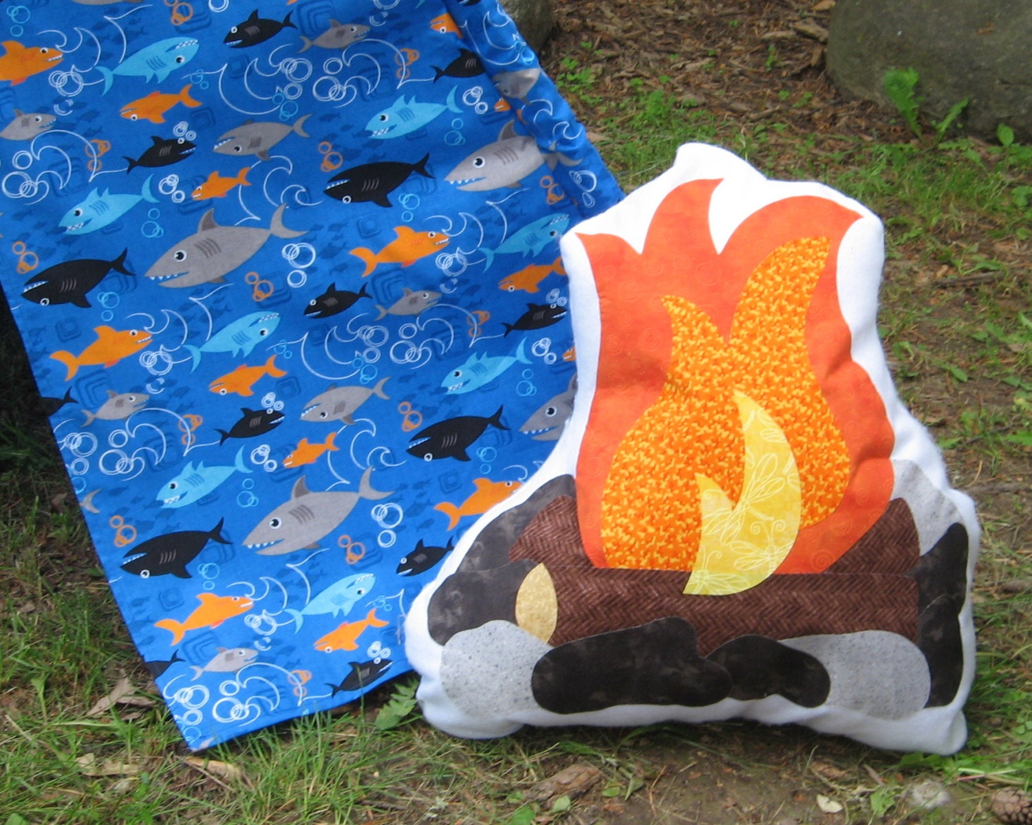 Campfire Pillow
