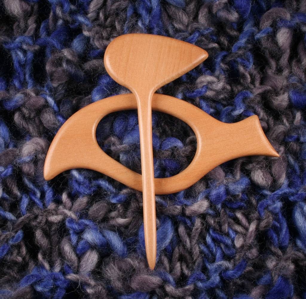 Madrone Bird Shawl Pin