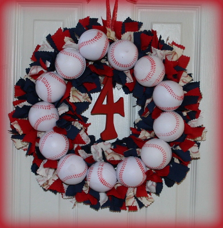 Baseball / Basketball / Football / Soccer  Fabric Wreath