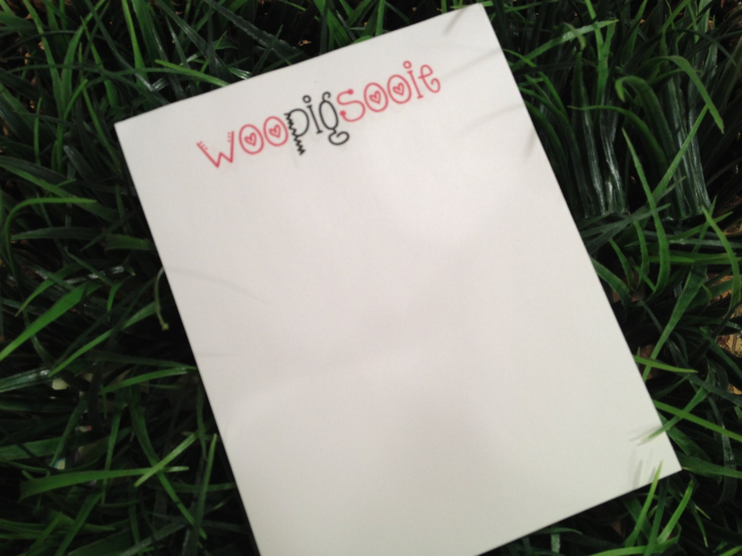 Arkansas razorback Notepad 4.25x5.5 style: WPS