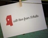 Mississippi State Notecards - set of 10