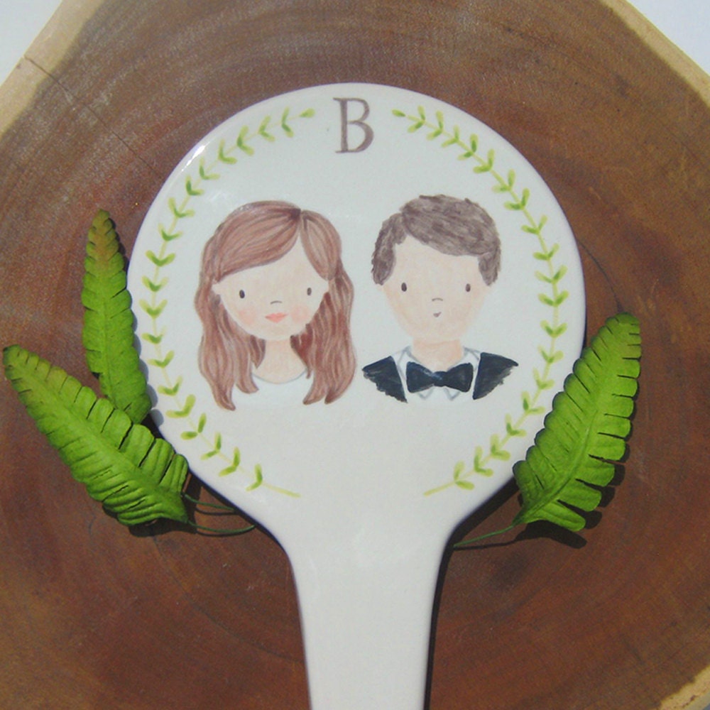 Happy Couple Wedding Cake Topper