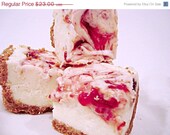 SALE Julie's Fudge - Strawberry CHEESECAKE With Graham Cracker Crust - 12 PIECES (over 1 pound)