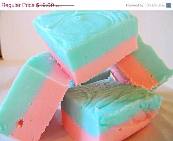 SALE Julie's Fudge - COTTON CANDY - 12 Pieces - 1 pound