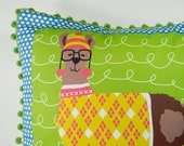 DIY Pillow Panel - Preppy Llama