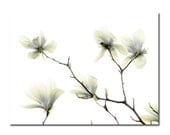 Wedding Art Minimalist Botanical Print Blue Lavender Vanilla Star Magnolia Flower