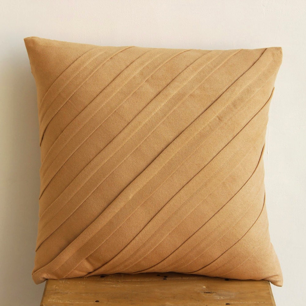 Pillow Covers Couch Bed Pillow Sofa Pillow 16 Inch Suede Pillow Cover ...