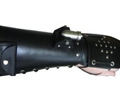 30 caliber black powder cannon bracer. Steampunk pirate prop.