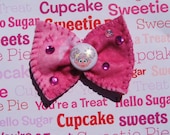 Girly Fun Felt Hair Bow Clip