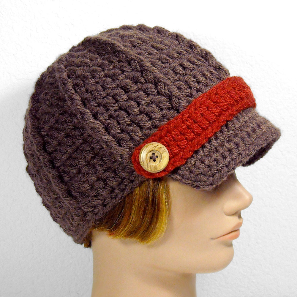 Newsboy Hat with Visor and Interchangeable Color Stripes