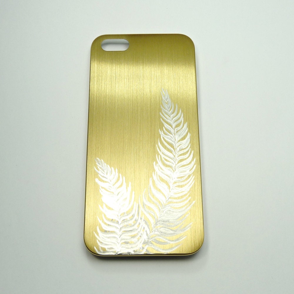 iPhone 5 5g Case GOLD FERNS