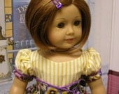 Vintage Pansy - vintage style dress for American Girl doll