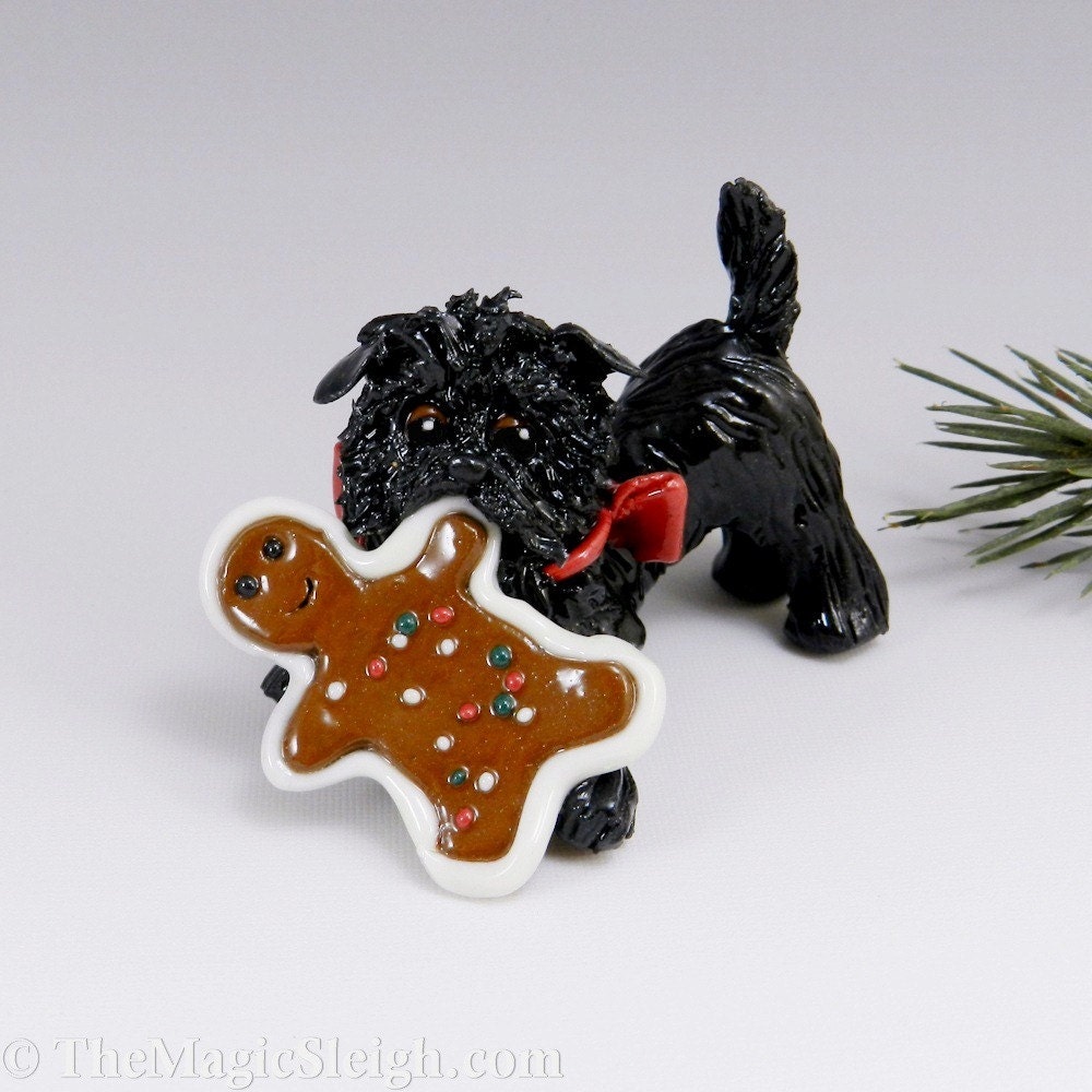 Affenpinscher Ornament Christmas Cookie Porcelain
