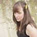 Embroidered Felt Leaf Clip Choose 1 Leaf Hair Accessories by OrdinaryMommy on Etsy