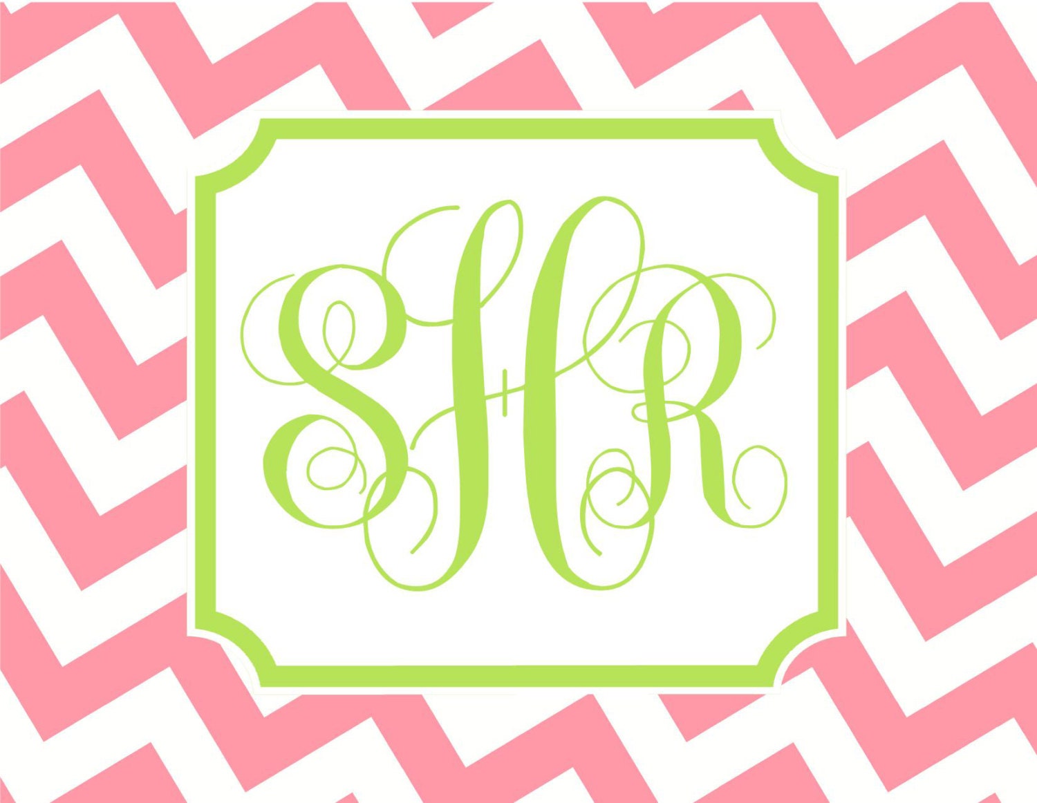 Chevron custom personalized stationery classic  elegant notecards  thanks you notes  shower gift  monogram note cards wedding