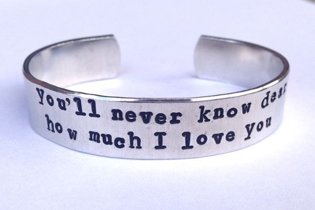 You'll Never Know Dear- Cuff Bracelet