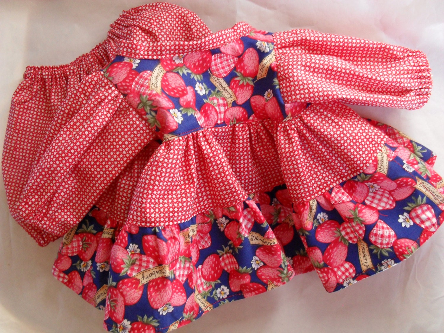 Cabbage Patch StrawBerry Dress and Panties HandMade