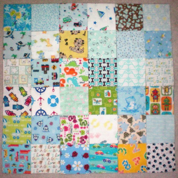 I Spy Quilt AND Matching Game Quilt Kit by sugarmountaincrafter