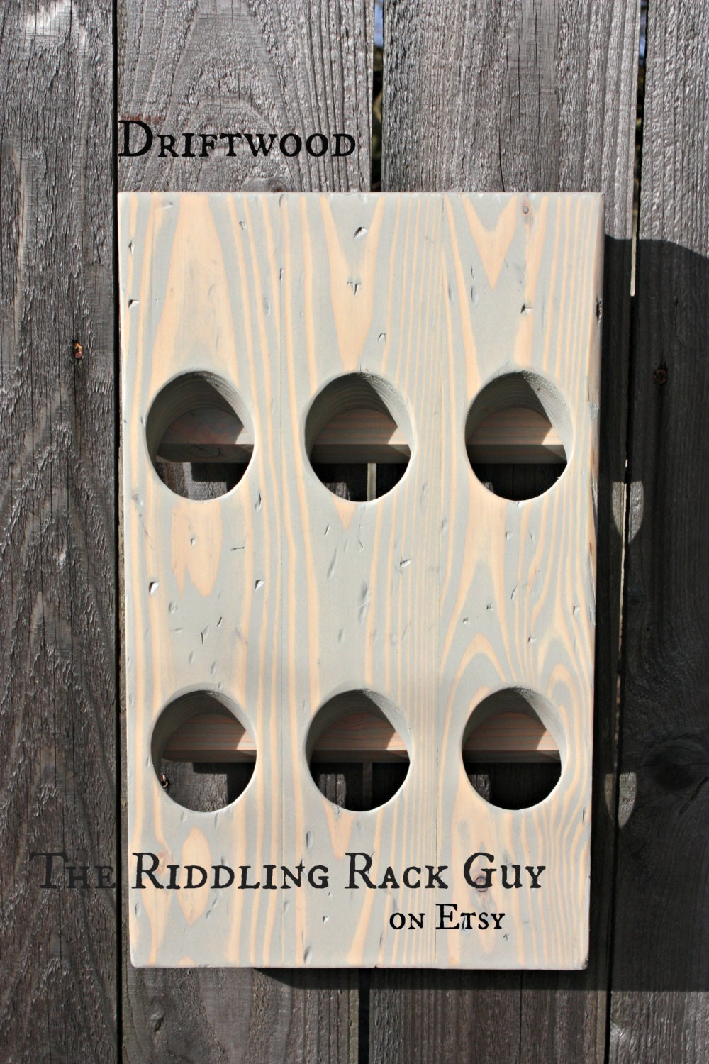 Riddling Rack - 6 Bottle - 3X2 - Wall Mount
