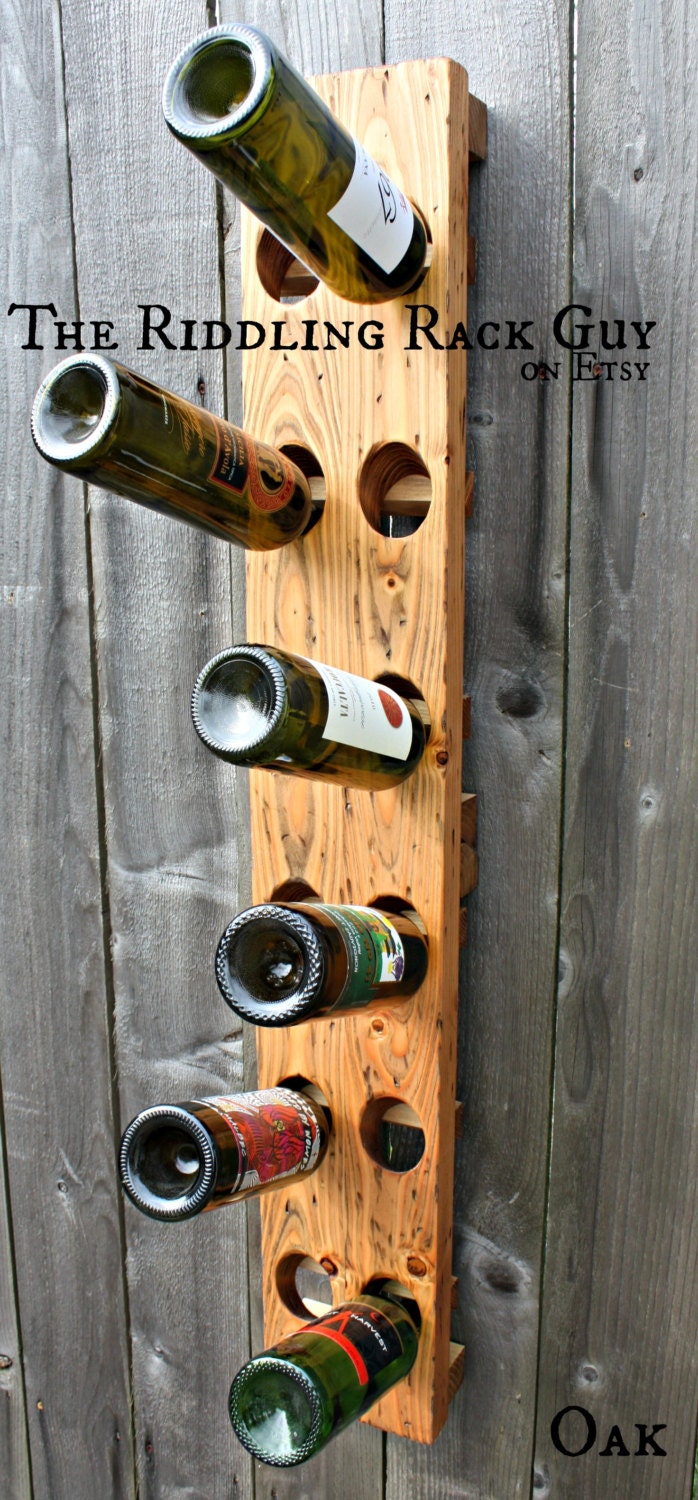 Riddling Rack - 12 Bottle - 2X6 - Wall Mount