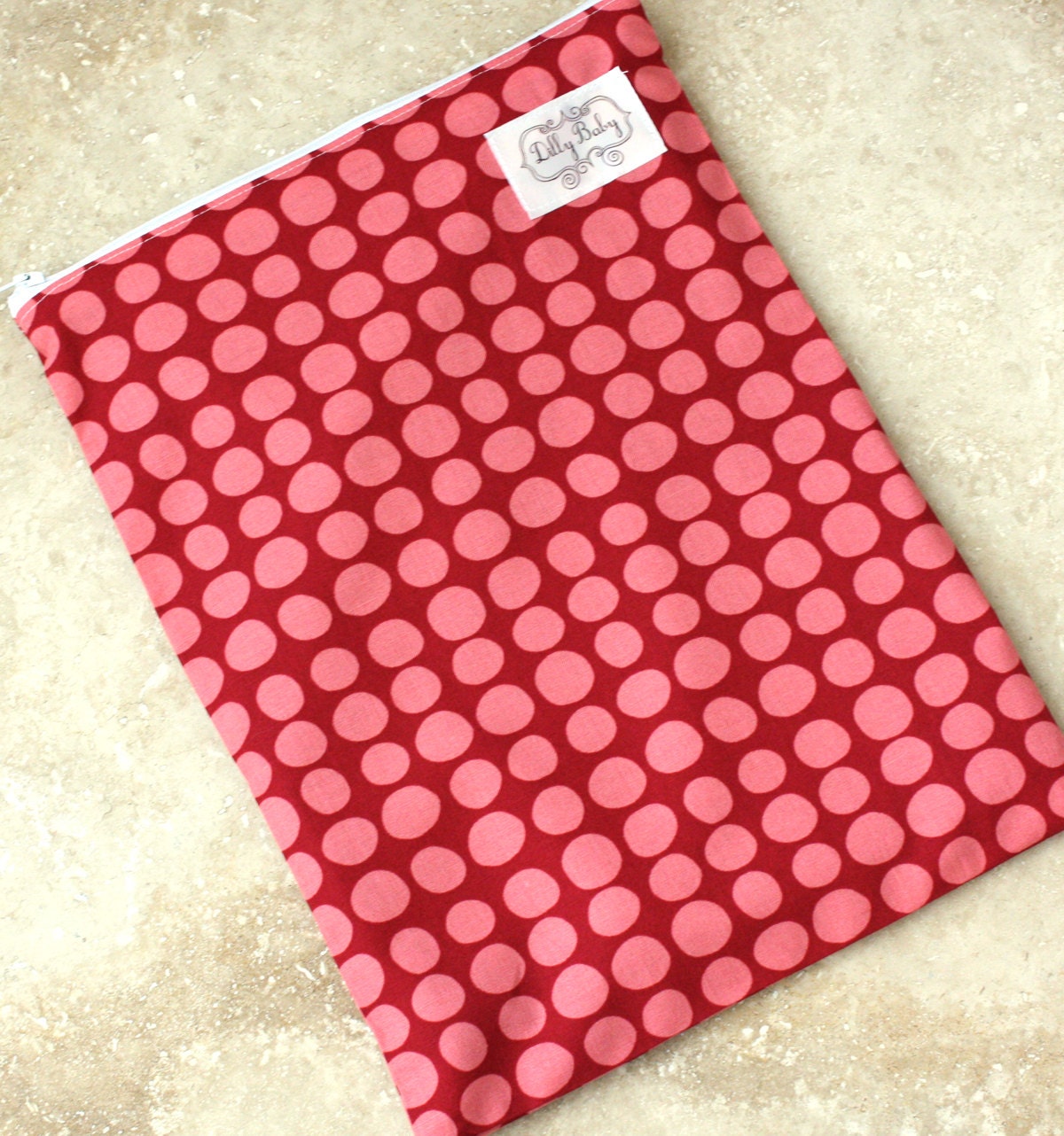NEW - Wet Bag - XL Reusable Bag - Food, Wet Clothes, Diapers, Produce - GREAT Gift - Sunspots
