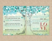 Wedding Song Lyrics Print - A Personalized Keepsake, great gift / wedding / anniversary gifts, Giclée Art Print, Set, 11x14