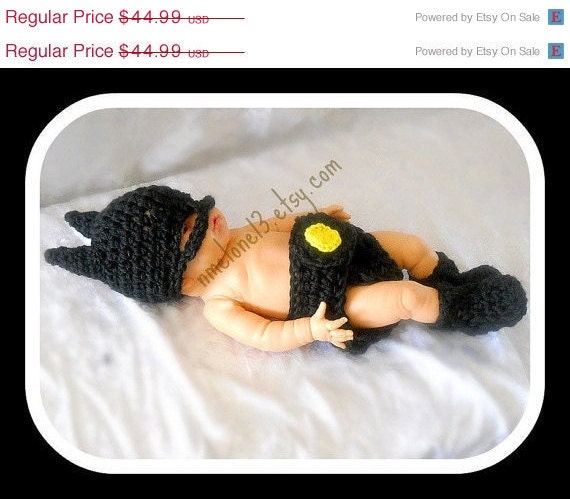 BATMAN Baby handmade crochet Set Hat diaper cover and boots 0 to 24 months years old